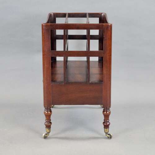 Alate George III Cuban mahogany canterbury