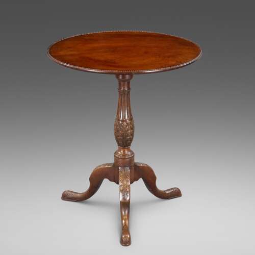 A George III mahogany tripod table