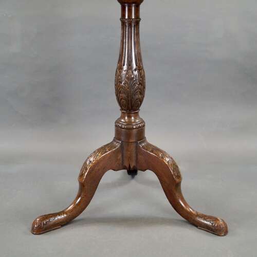 A George III mahogany tripod table