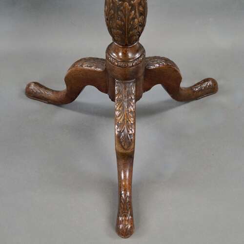 A George III mahogany tripod table