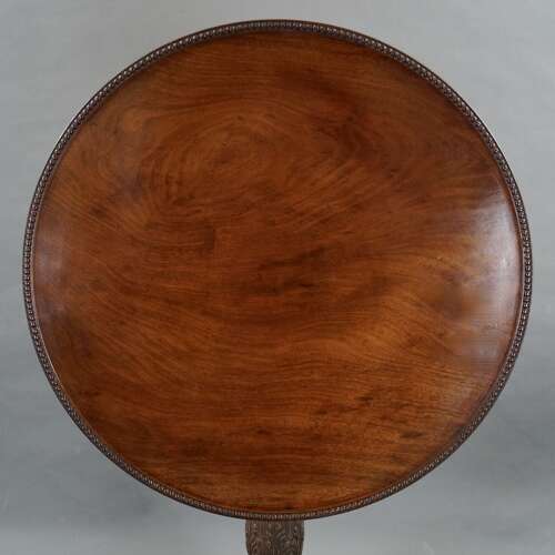 A George III mahogany tripod table