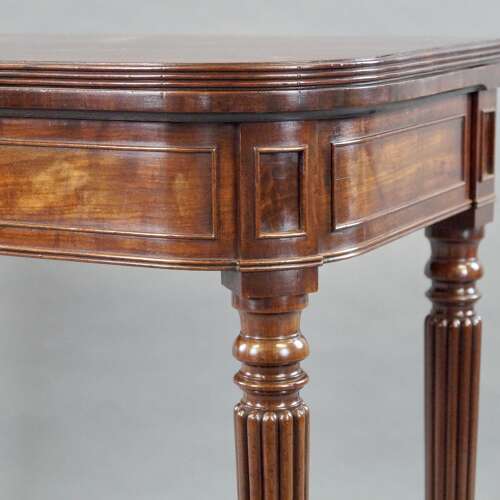A rare small mahogany tea table by Gillows