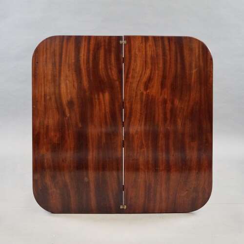 A rare small mahogany tea table by Gillows