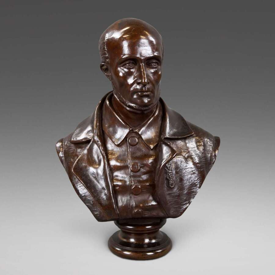 A French19th Century bronze bust