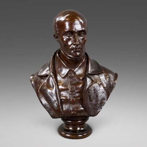 A French19th Century bronze bust