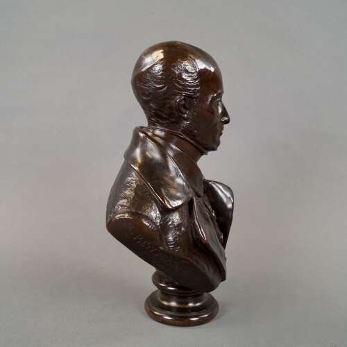 A French19th Century bronze bust