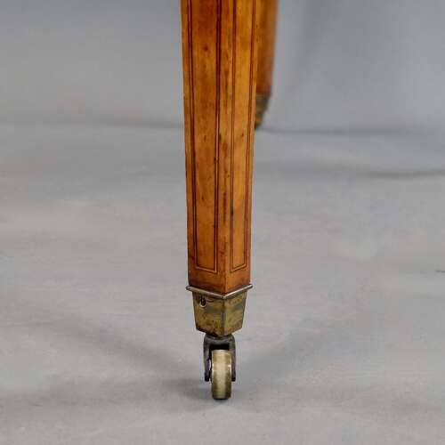 A George III period Satinwood Pembroke table