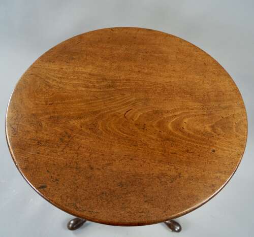 A George III period mahogany tripod table